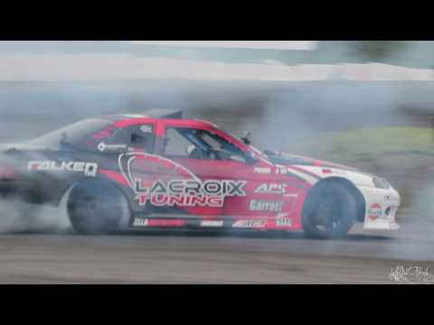 Alex Gosselin Leading Jonathan Guitard - Formula Drift Canada Round 2 2015 - Final Battle