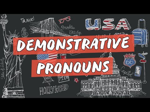 Demonstrative Pronouns - Brasil Escola