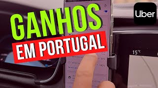 💰QUANTO GANHA MOTORISTA UBER EM PORTUGAL🇵🇹Vídeo 3