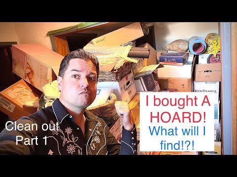 Pt.1. I bought a HOARD! Buying everything in a hoarded home & cleaning it up! What will we find!?