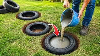 Genius Invention by a 60-Year-Old Handyman! 6 Free Recycling Ideas from tires