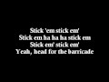 Limp Bizkit- Head for the Barricade lyrics