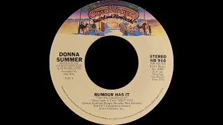 Donna Summer ~ Rumour Has It/I Love You 1977 Disco Purrfection Version
