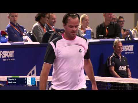Fluwele dropshot van Santoro! | AFAS Tennis Classics 2015