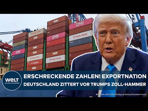 Video Thumbnail: DEUTSCHLAND: Erschreckende Export-Zahlen! Kerngeschäft am Abgrund! Angst vor Trumps Zoll-Hammer