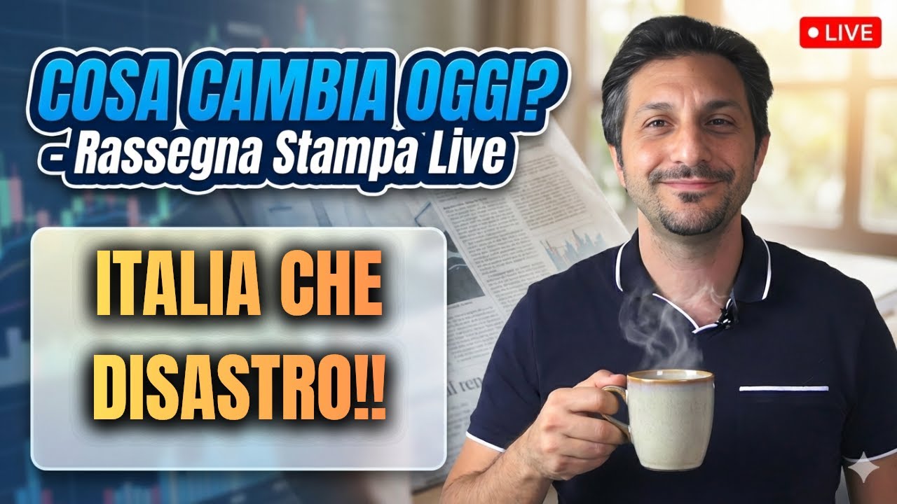 ITALIA in RITARDO a RISCHIO: Ora è un DATO di FATTO!