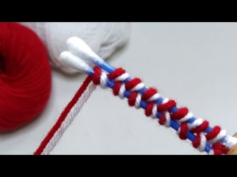 2 Superb Woolen Yarn Flower making ideas with Cotton Buds | Easy Sewing Hack