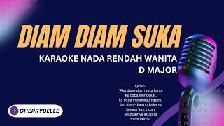 Download lagu Cherrybelle - Diam Diam Suka - Karaoke Nada Rendah Wanita - D Major mp3