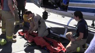 preview picture of video 'Angwin Fire Department - Helicopter Training with CHP'