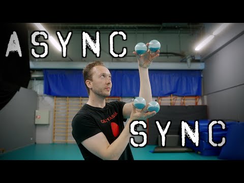 4 ball sync to async exercise and technique | Juggling tutorial