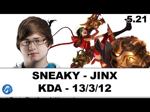 C9 Sneaky(Jinx) vs Fabbbyyy(Kalista) - NA SoloQ