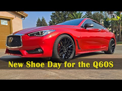2020 Infiniti Q60S Red Sport 400 Gets Niche Gamma & Continental Extreme Contact DWS06