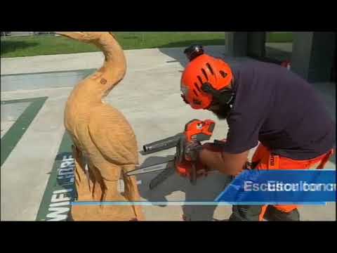 Marcos Mariño primeiro representante español nun campionato de talla de madeira