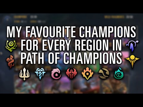 BEST Champions for EVERY REGION in Path of Champions