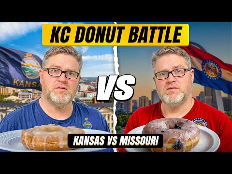 Kansas City’s Best Donuts EXPOSED | Kansas vs Missouri Battle 