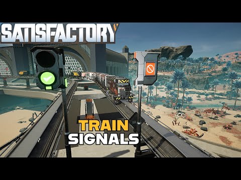 DUAL TRACK Train Signal Guide | Satisfactory Tips