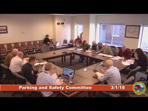 Parking and Traffic Safety Committee 3.1.2018