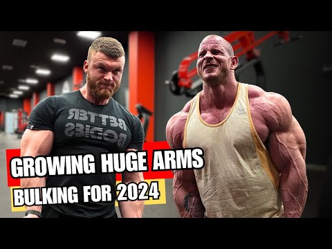 BUILDING BICEPS + TRICEPS + SHOULDERS | 2024 BULK STARTS NOW!