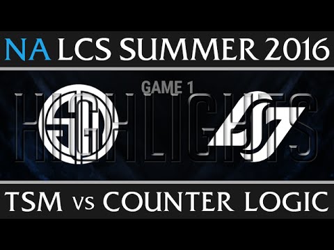 TSM vs CLG Game 1 Highlights - NA LCS Week 1 Summer 2016 - Team Solomid vs CLG G1