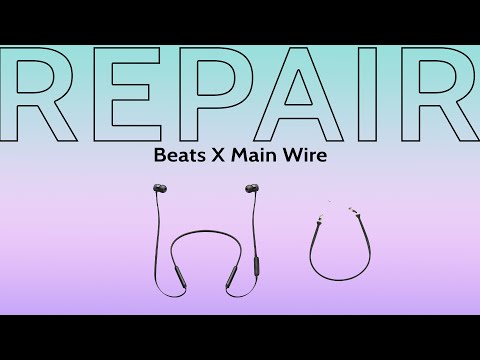 Beats By Dre Beats X Wireless Earbuds Main Wire Replacement | Repair Tutorial