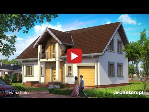 Projekt domu Nowina Polo  - archeton.pl