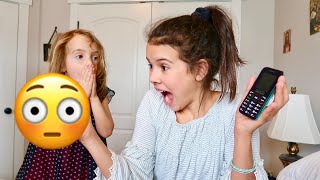 SAYING GOODBYE TO HER PHONE