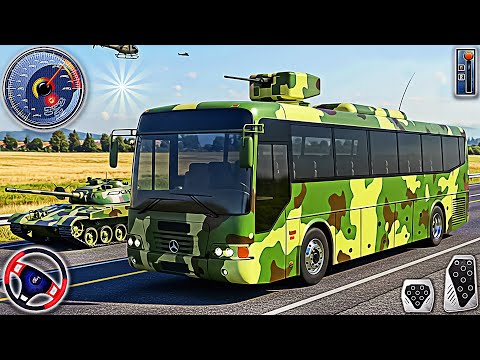 Indian Army Bus Driving Simulator - Offroad Coach Bus Driver Game | Android Gameplay