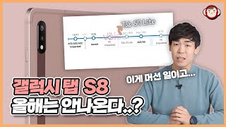 갤럭시탭 S8 올해는 못보나요? ㅠㅠ 출시하면 이건 꼭!!! (Feat. S7 Lite)