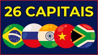 VOCÊ SABE AS CAPITAIS DESSES 26 PAÍSES DO MUNDO? QUIZ CAPITAIS DO MUNDO