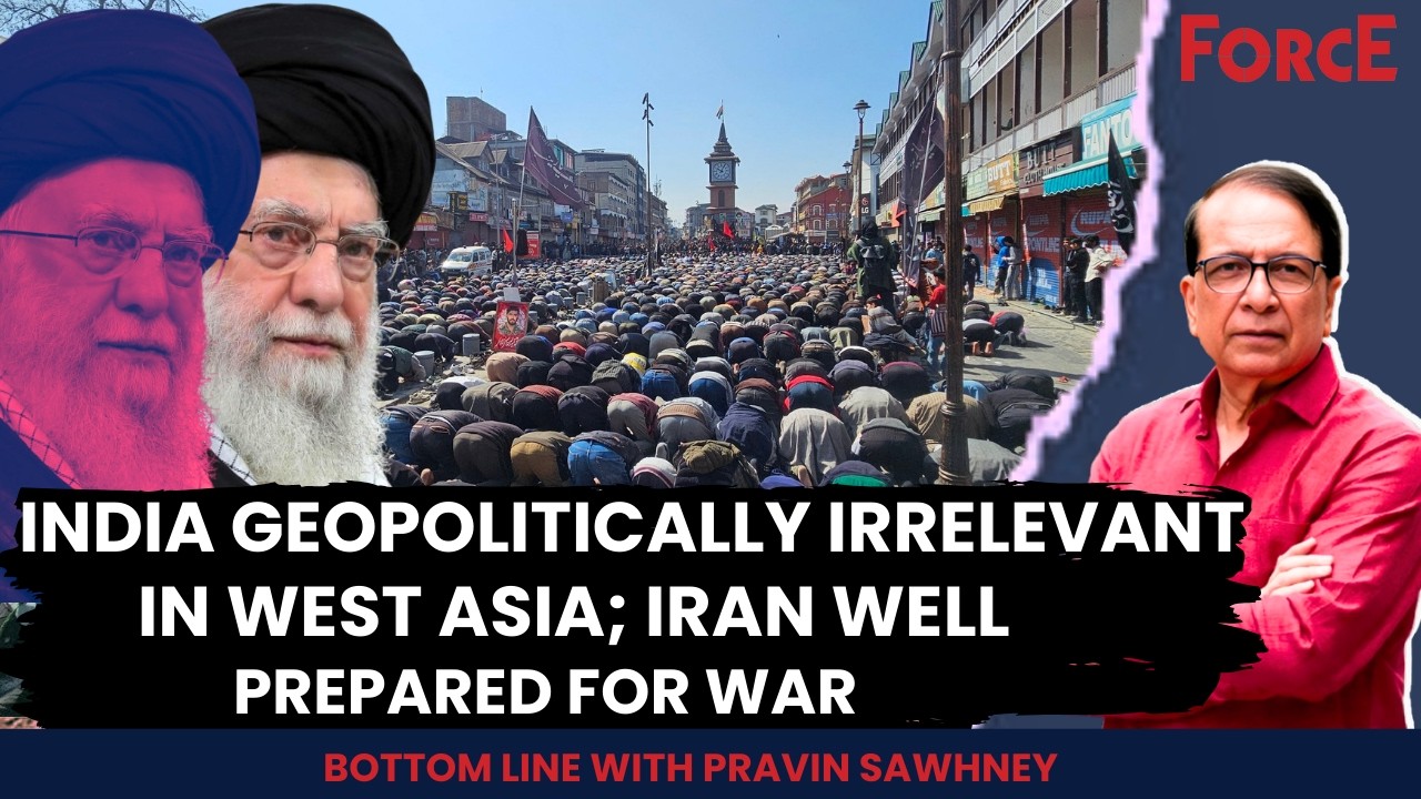 India Geopolitically Irrelevant in West Asia; Iran Well Prepared for War