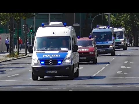 22. EHU mit BeDoKW der 2. BPA ► Polizei Berlin