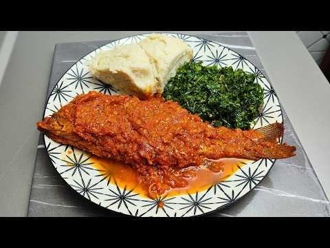 The Kenyan Comfort Food Trio: Fish Stew, Sukuma Wiki & Ugali 🇰🇪