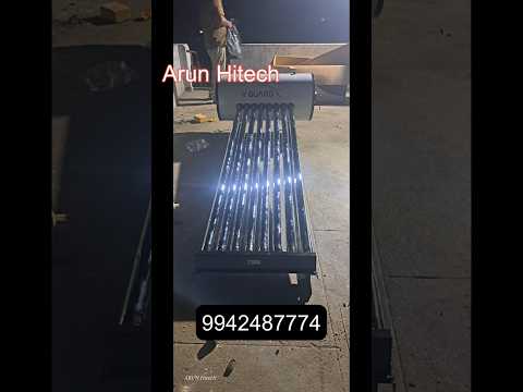 V-Guard solar water heater short installation video 12 — Arun Hitech Coimbatore Tamil Nadu