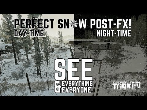 PERFECT PostFX Settings For SNOWY Escape from Tarkov!