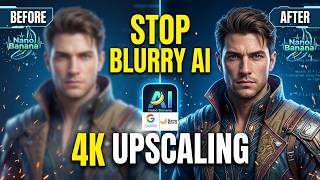 How to Upscale Images in Nano Banana AI without Quality Loss (2026)🚀Fix Blurry AI Images 4K Upscale
