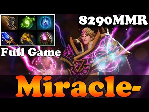 Dota 2 - 6.86 : Miracle- (IS BACK) Top 1 MMR in The World 8290MMR Plays Invoker - Full Game - Ranked