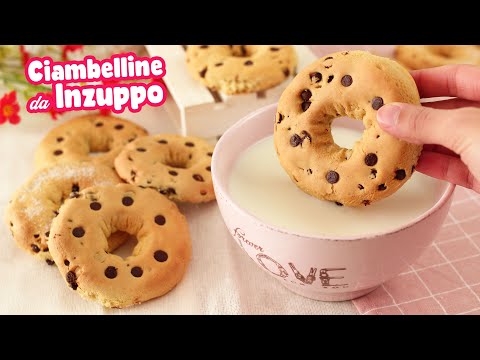 CIAMBELLINE DA INZUPPO - Biscotti per la Colazione -  Ricetta Facile e Senza Burro