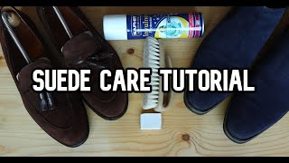 CHEAP &amp; EASY SUEDE CARE TUTORIAL | ShoeCare Basics #3 |