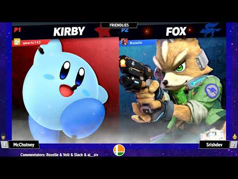 qwertz143 (Kirby) vs Rozelle (Fox) - SSB India January '22 #2