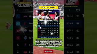 Download lagu KLASEMEN SEMENTARA V-LEAGUE 2025 #volleyball #redsparks #megahangestri mp3