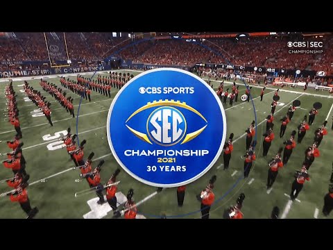 SEC Champ. on CBS intro | 1 Georgia vs 3 Alabama | 12/4/2021