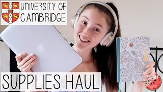 I'M A CAMBRIDGE UNIVERSITY FRESHER 2016 | UNI + BACK TO SCHOOL SUPPLIES HAUL PART 1//