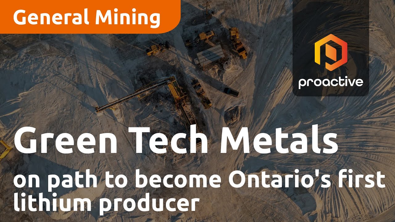 Green Technology Metals on path to become Ontario's first lithium producer