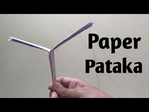 How To Make An Easy Paper Pataka