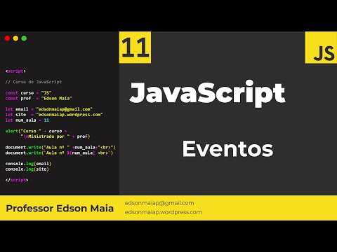 Curso de JS Aula 11 Eventos no JavaScript