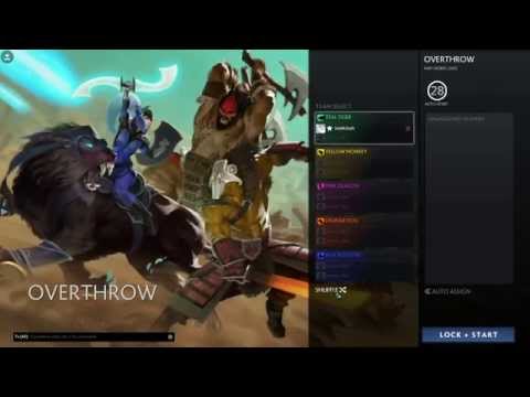 An Overview of "Overthrow", a DotA 2 Custom Game