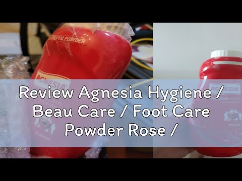 Review Agnesia Hygiene / Beau Care / Foot Care Powder Rose / Lavender / Classic / Cooling Antibacte