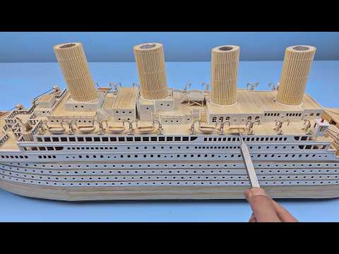 Built a Titanic model with bamboo mats in 30 days【tianliang】
