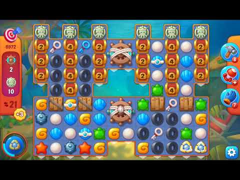 Fishdom 2021 - Challenge Level 6972   #playrix #fishdom #gaming