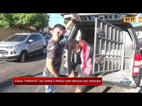 Casal "perfeito" do crime eÌ preso com drogas em Teresina 12 08